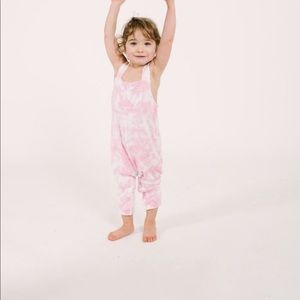 Smash & Tess Bubble gum pink romperalls